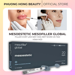 MESOFILLER® GLOBAL: Filler HA Liên Kết Chéo Độ Tinh Khiết Cao – Khắc Phục Nếp Nhăn Vùng Mặt Mềm Mại Tự Nhiên