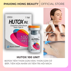 BOTOX HUTOX 100 UNIT / BOTOX TIÊM THON GỌN HÀM, TIÊM XÓA NHĂN VÀ TIÊM TRỊ HÔI NÁCH