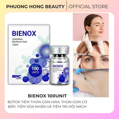 BIENOX BOTOX 100UNIT / BOTOX TIÊM THON GỌN MẶT, TIÊM XÓA NHĂN VÀ TIÊM TRỊ HÔI NÁCH