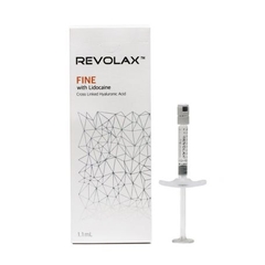 REVOLAX FINE LIDOCAINE: Filler HA Mềm Mại Xóa Nếp Nhăn Nông – Bí Quyết Cho Vùng Mắt, Trán và Cổ Mịn Màng