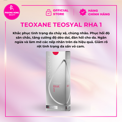 TEOXANE TEOSYAL RHA 1 / FILLER SỬA CHỮA, PHỤC HỒI CÁC NẾP NHĂN VÀ NẾP GẤP NHỎ TRÊN MẶT, CỔ VÀ NGỰC, NẾP NHĂN QUANH MIỆNG