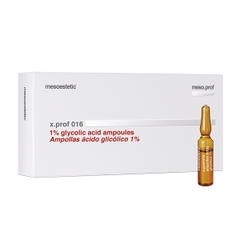 MESOESTETIC X.PROF 016 GLUCOLIC ACID 1% / MESOTHERAPY CẤP ẨM VÀ TÁI TẠO DA