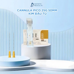 CANNULA PICO 25G 50MM / KIM ĐÂU TÙ TIÊM FILLER MÁ, RÃNH