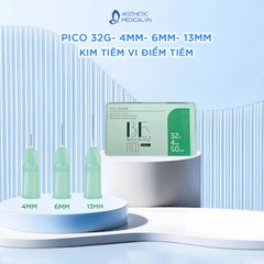 PICO 32G- 4MM / KIM TIÊM VI ĐIỂM TIÊM HA, DNA CÁ HỒI, TIÊM NÁM, MỌC TÓC, CÁC DẠNG TINH CHẤT TƯƠNG ĐỐI ĐẶC