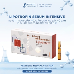 LIPOTROFIN SERUM INTENSIVE, ANTI-CEULLULITE / HUYẾT THANH GIẢM MỠ, GIẢM CHẠY XỆ, SẦN VỎ CAM PHÙ HỢP CHO VÙNG MẮT VÀ CƠ THỂ 