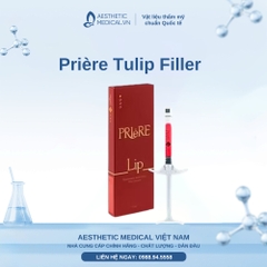 Prière Tulip Filler 1.1 ml: Filler Môi Công Nghệ HLD™ – Định Hình 3D Tự Nhiên, Bền Vững 6-9 Tháng