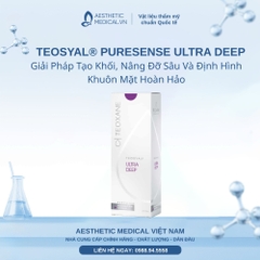 TEOSYAL® PURESENSE ULTRA DEEP: Giải Pháp Tạo Khối, Nâng Đỡ Sâu Và Định Hình Khuôn Mặt Hoàn Hảo