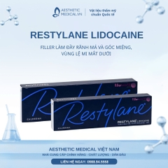 RESTYLANE / FILLER LÀM ĐẦY RÃNH MÁ VÀ GÓC MIỆNG, VÙNG LỆ MI MẮT DƯỚI 