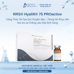 RRS® Hyalift® 75 PROactive: Công Thức Tái Tạo Da Chuyên Sâu – 75mg HA Phục Hồi Teo Da và Chống Lão Hóa Ánh Sáng