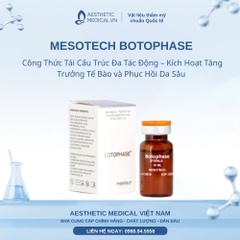 MESOTECH BOTOPHASE: Công Thức Tái Cấu Trúc Đa Tác Động – Kích Hoạt Tăng Trưởng Tế Bào và Phục Hồi Da Sâu