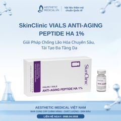SkinClinic VIALS ANTI-AGING PEPTIDE HA 1%: Giải Pháp Chống Lão Hóa Chuyên Sâu, Tái Tạo Đa Tầng Da