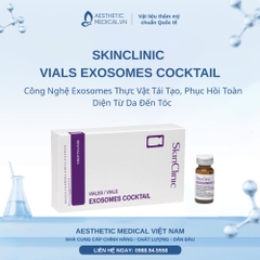 SKINCLINIC VIALS EXOSOMES COCKTAIL: Công Nghệ Exosomes Thực Vật Tái Tạo, Phục Hồi Toàn Diện Từ Da Đến Tóc
