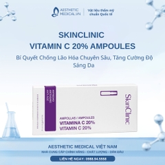 SKINCLINIC VITAMIN C 20% AMPOULES: Bí Quyết Chống Lão Hóa Chuyên Sâu, Tăng Cường Độ Sáng Da