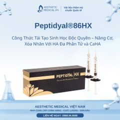 Peptidyal®86HX: Công Thức Tái Tạo Sinh Học Độc Quyền – Nâng Cơ, Xóa Nhăn Với HA Đa Phân Tử và CaHA