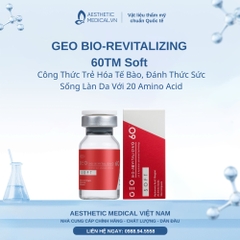 GEO BIO-REVITALIZING 60TM Soft: Công Thức Trẻ Hóa Tế Bào, Đánh Thức Sức Sống Làn Da Với 20 Amino Acid