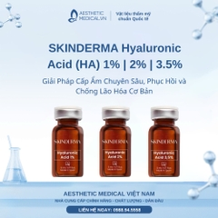 SKINDERMA Hyaluronic Acid (HA) 1% | 2% | 3.5%: Giải Pháp Cấp Ẩm Chuyên Sâu, Phục Hồi và Chống Lão Hóa Cơ Bản