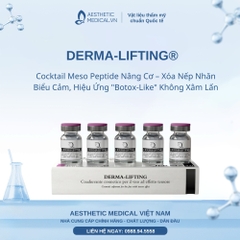 DERMA-LIFTING®: Cocktail Meso Peptide Nâng Cơ – Xóa Nếp Nhăn Biểu Cảm, Hiệu Ứng "Botox-Like" Không Xâm Lấn