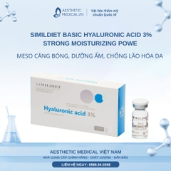 SIMILDIET BASIC HYALURONIC ACID 3% STRONG MOISTURIZING POWE / MESO CĂNG BÓNG, DƯỠNG ẨM, CHỐNG LÃO HÓA DA