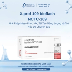 X.prof 109 bioflash NCTC-109: Giải Pháp Meso Phục Hồi, Tái Tạo Năng Lượng và Trẻ Hóa Da Chuyên Sâu