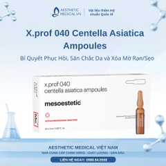 X.prof 040 Centella Asiatica Ampoules: Bí Quyết Phục Hồi, Săn Chắc Da và Xóa Mờ Rạn/Sẹo