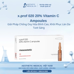 x.prof 020 20% Vitamin C Ampoules: Giải Pháp Chống Oxy Hóa Đỉnh Cao, Khôi Phục Làn Da Tươi Sáng