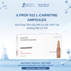 X.PROF 012 L-CARNITINE AMPOULES: Giải Pháp Tiêu Hủy Mỡ Cục Bộ, Kiến Tạo Đường Nét Cơ Thể