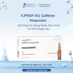 X.PROF 011 Caffeine Ampoules: Giải Pháp Tác Động Nhiệt, Định Hình Cơ Thể Chuyên Sâu