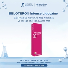 BELOTERO® Intense Lidocaine: Giải Pháp Đa Năng Cho Nếp Nhăn Sâu và Tái Tạo Thể Tích Gương Mặt
