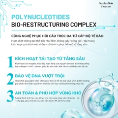 NUCLEOSKIN / ĐỈNH CAO TÁI CẤU TRÚC SINH HỌC VÀ PHỤC HỒI DA TẬN GỐC TẾ BÀO 