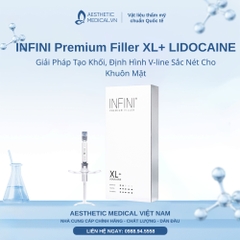 INFINI Premium Filler XL+ LIDOCAINE: Giải Pháp Tạo Khối, Định Hình V-line Sắc Nét Cho Khuôn Mặt