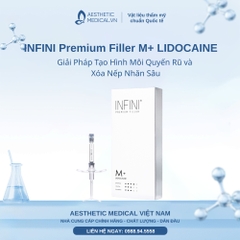 INFINI Premium Filler M+ LIDOCAINE: Giải Pháp Tạo Hình Môi Quyến Rũ và Xóa Nếp Nhăn Sâu