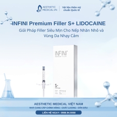 INFINI Premium Filler S+ LIDOCAINE: Giải Pháp Filler Siêu Mịn Cho Nếp Nhăn Nhỏ và Vùng Da Nhạy Cảm