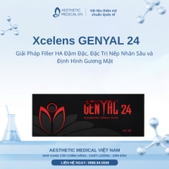 Xcelens GENYAL 24: Giải Pháp Filler HA Đậm Đặc, Đặc Trị Nếp Nhăn Sâu và Định Hình Gương Mặt