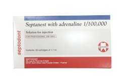 SEPTODONT SEPTANEST WITH ADRENALINE 1/100,000 SOLUTION FOR INJECTION / THUỐC GÂY TÊ TẠI CHỖ