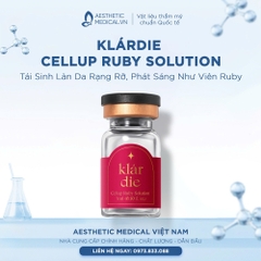 KLÁRDIE CELLUP RUBY SOLUTION: Tái Sinh Làn Da Rạng Rỡ, Phát Sáng Như Viên Ruby