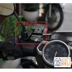 Pass chân gương gắn Gopro ActionCam lên xe máy cực kì chắc chắn