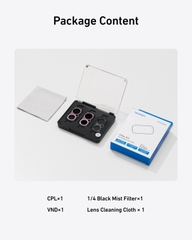 Filter Kit cho Insta360 Luna CPL+VND2-32+ Black Diffusion 1/4 kiểm soát ánh sáng