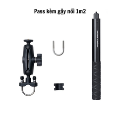 Bộ Kẹp gắn Moto ,ghi đông Xe đạp Dành Cho Insta360 One RS / X2 / X3 GoPro Max
