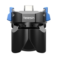 Đế 3 chân Telesin kiêm sạc cho Pocket 3 4 4P chân tự bung cổng sạc type C