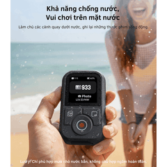 Remote Telesin cho DJI Action 6 5 4 , Osmo 360 điều khiển từ xa lên tới 60m, kháng nước , tiện lợi