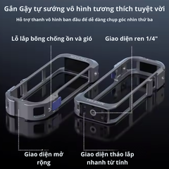 Khung Nhôm Telesin cho Insta360 X5 bảo vệ lens máy toàn diện chắc chắn