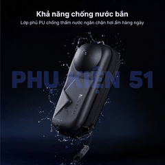 Túi mini Telesin đựng Insta360 X4 X5 bảo vệ camera chống va đập tốt