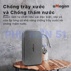 Túi aMagisn đựng Insta360 Ace Pro 2 nhiều phụ kiện gọn gàng