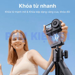 Tripod Telesin tích hợp Action 6 Nano kéo dài 44cm tiện lợi nhỏ gọn