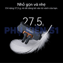 Ngàm tích hợp ren 1/4 Telesin Action 6 Nano  / Osmo 360 II tiện lợi đa năng