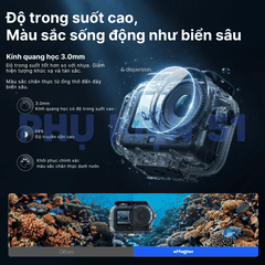 Khung chống nước aMagisn Action 6 bảo vệ camera chống nước bơi lặn