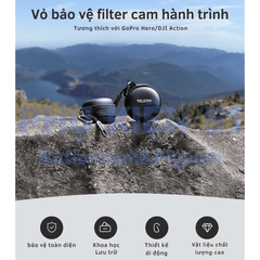 Túi Telesin đựng filter Actioncam gọn gàng chống trầy xước