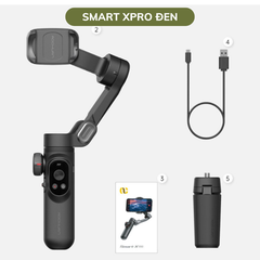 Gimbal Smart X Pro Tay cầm chống rung, Gymbal hỗ trợ quay phim, chụp ảnh chuyên nghiệp