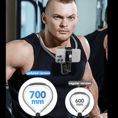 Vòng Đeo Cổ Telesin Góc POV kẹp chắc chắn hỗ trợ quay ngang dọc uốn dẻo tiện dụng S2-HNB-02