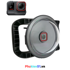 Tay cầm Dome Port cho Insta360 Ace Pro quay nửa trên nửa dưới dễ dàng